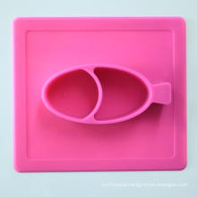 New Design Baby Silicone Mat with Dinner Bowl Set